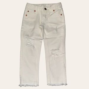 Kid's Seed Heritage White Jeans Size 3